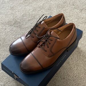 BedfordCole Haan Men's  British Tan Leather Oxfords size 7